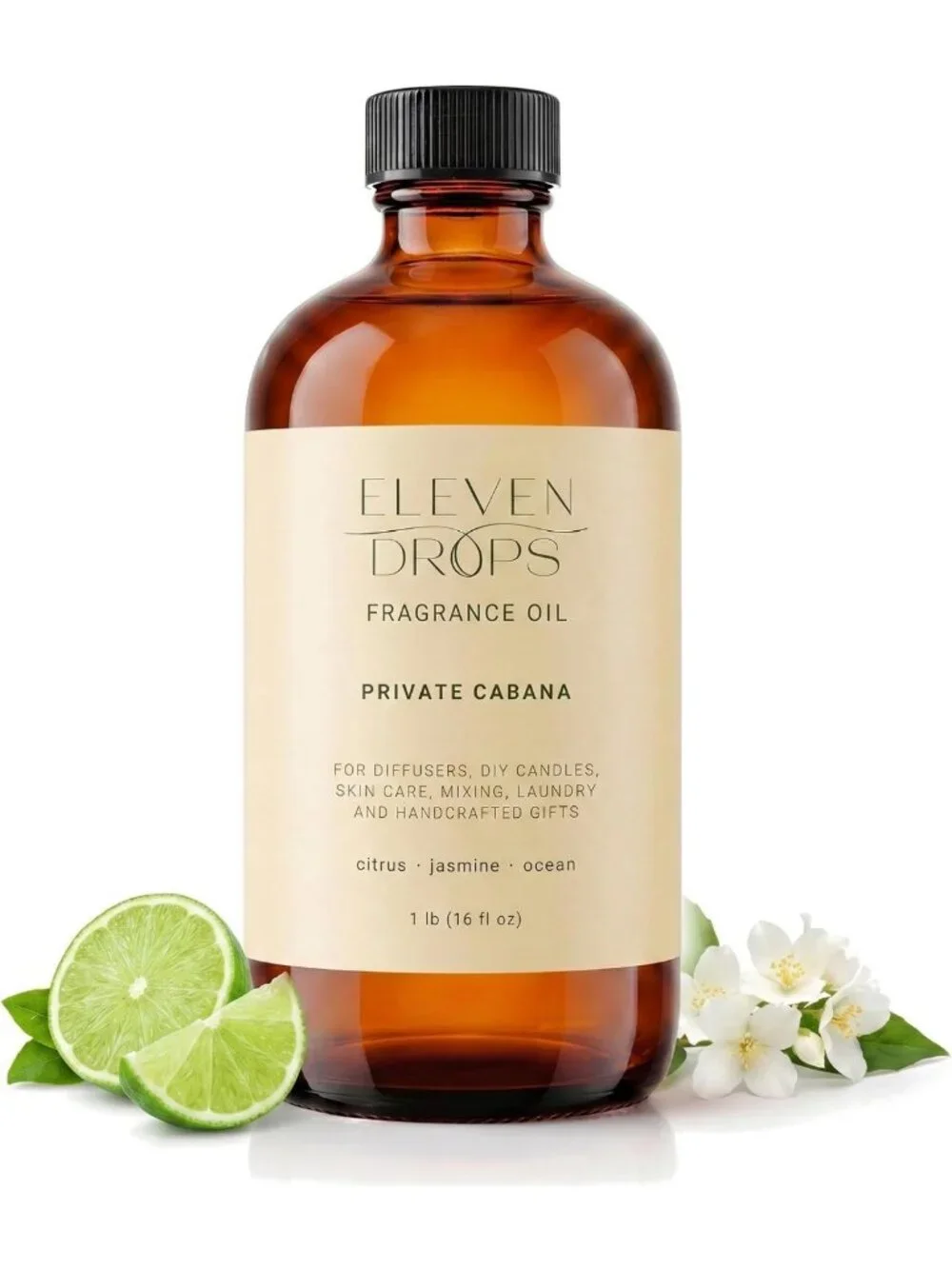 Citrus & Ocean Notes Diffuser Oil - 16 oz Aromatherapy for Home & Spa